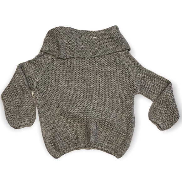 Dreamers | Oversized Chunky Knit Sweater | Light Grey | Size M/L - Picture 2 of 6